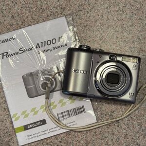 Canon PowerShot A1100 IS - Stylish Silver Digital Camera